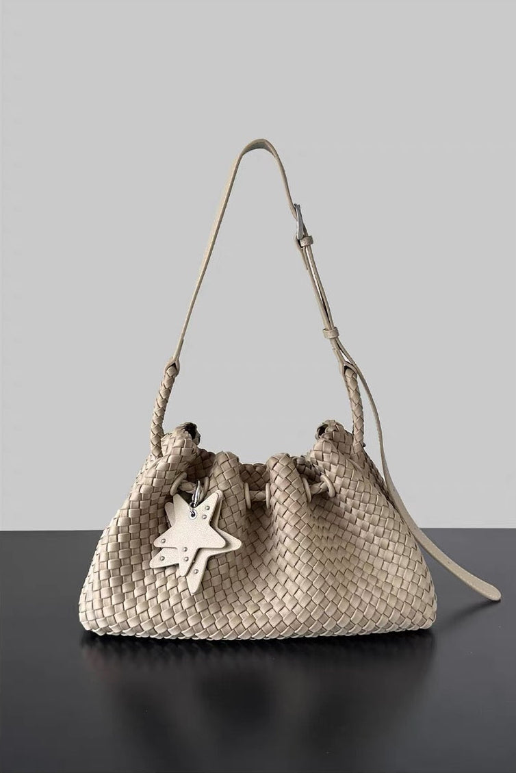 Full-Grain Leather and Satin-Finish Woven Nylon | Hira Air Bag