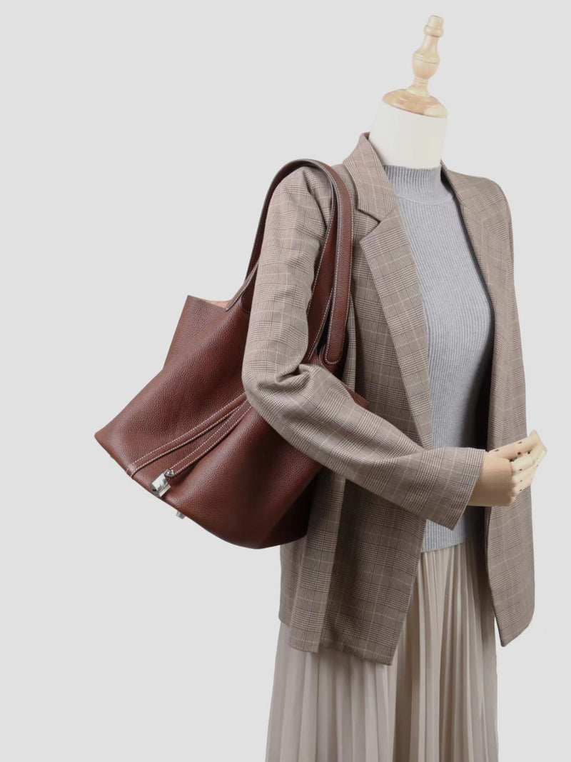 Full-Grain Leather Bucket Bag | Energy