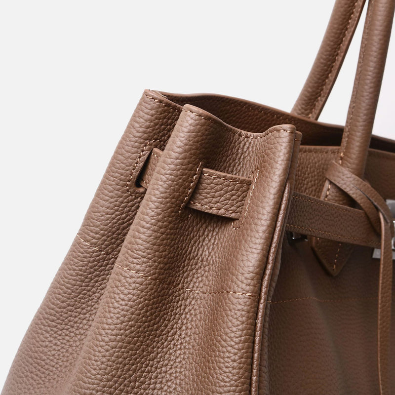 Forever classic 3# | Leather tote for Work |  Full-Grain Leather Bag