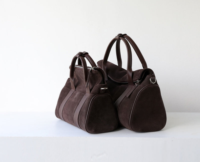 The Sawyer｜Suede bag  | Full-Grain Leather Bag
