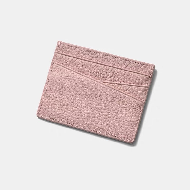 Genuine leather card pocket