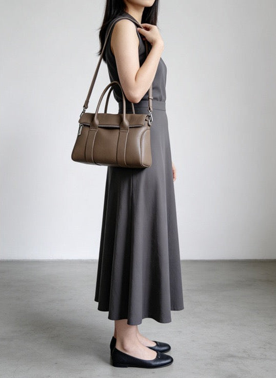 Full-Grain Leather Bag |  Togo Leather  | The Mercer