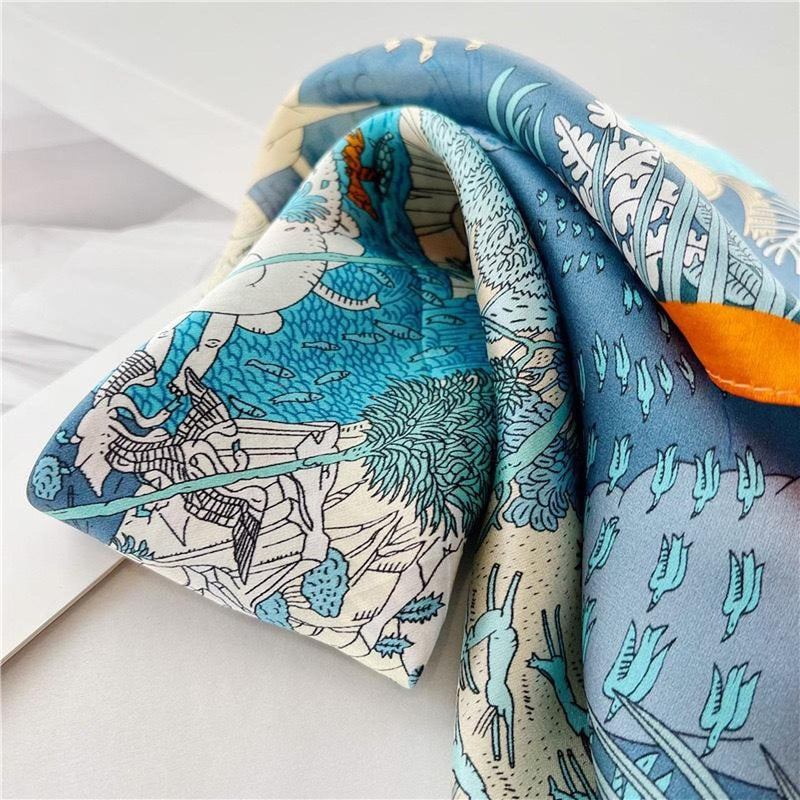 Silk scarf