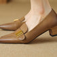 Leather shoes