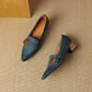 Leather shoes