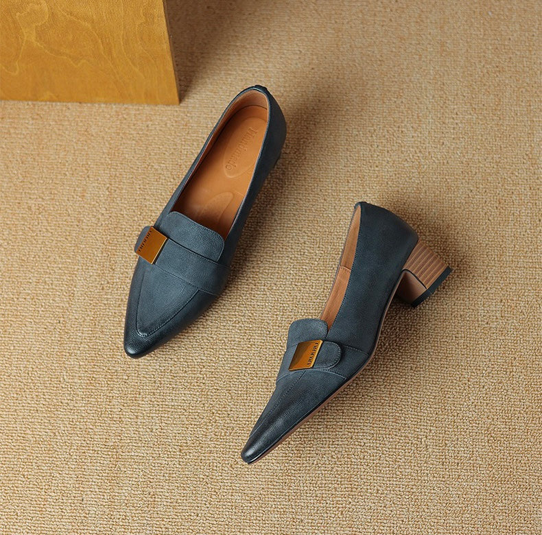 Leather shoes