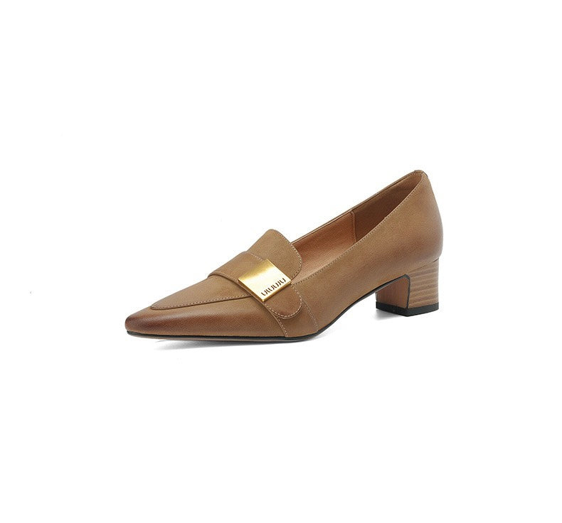Leather shoes