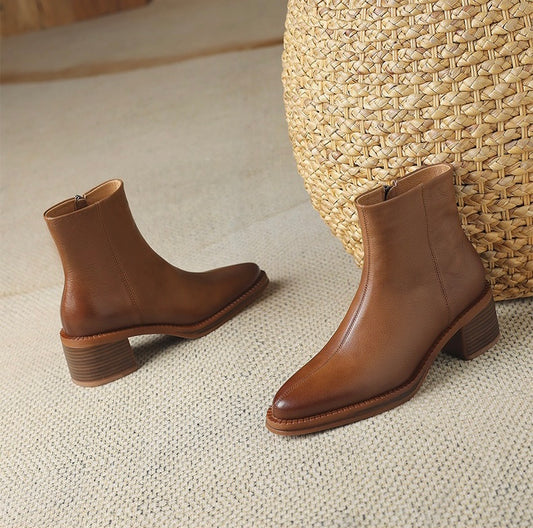 Leather shoes