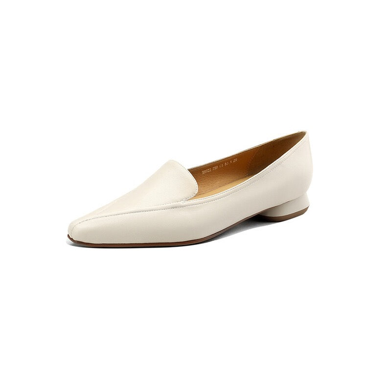 Leather shoes / lotus