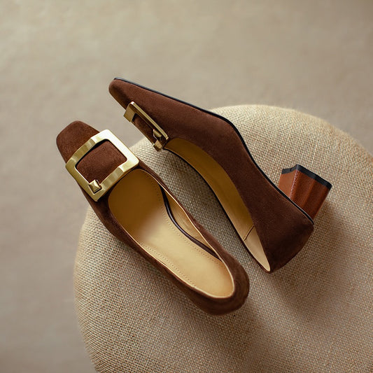 Leather shoes