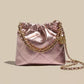 Top-Grain Leather bag | pearl handle bag
