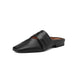 Leather flat Slippers / Hot wind