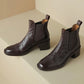 Leather boots