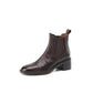 Leather boots