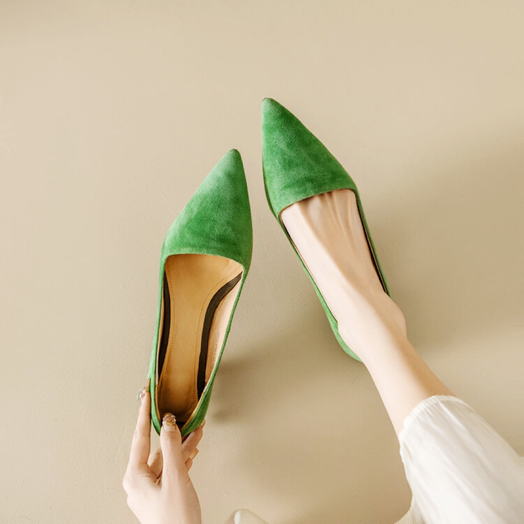 Leather shoes