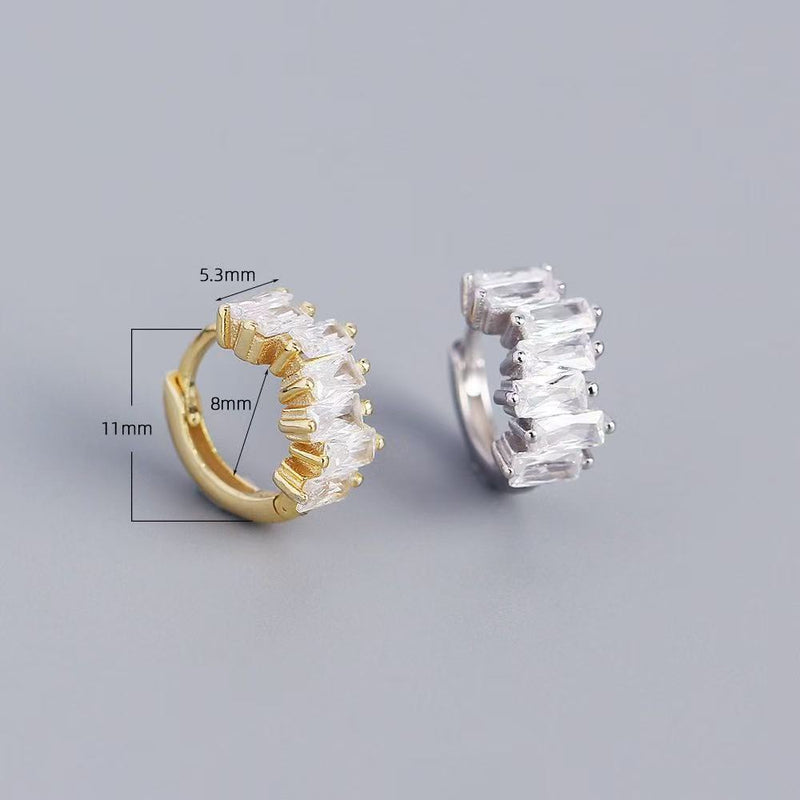 925 sterling silver earrings | 18K gold plated | Astral
