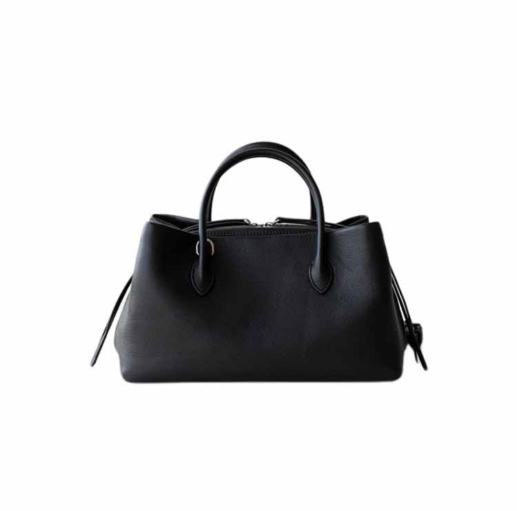 Full-Grain Leather bag | All black
