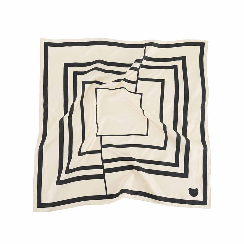 Exclusive design twill silk scarf | Logical thinking