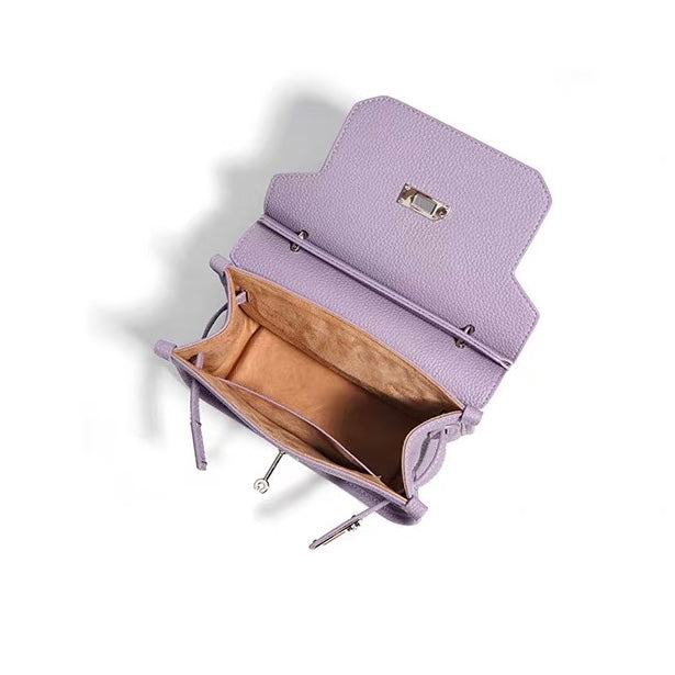 Full-Grain Leather mini bag | Ice cream