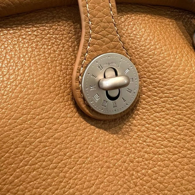 Full-Grain Leather Bag | Sea shell