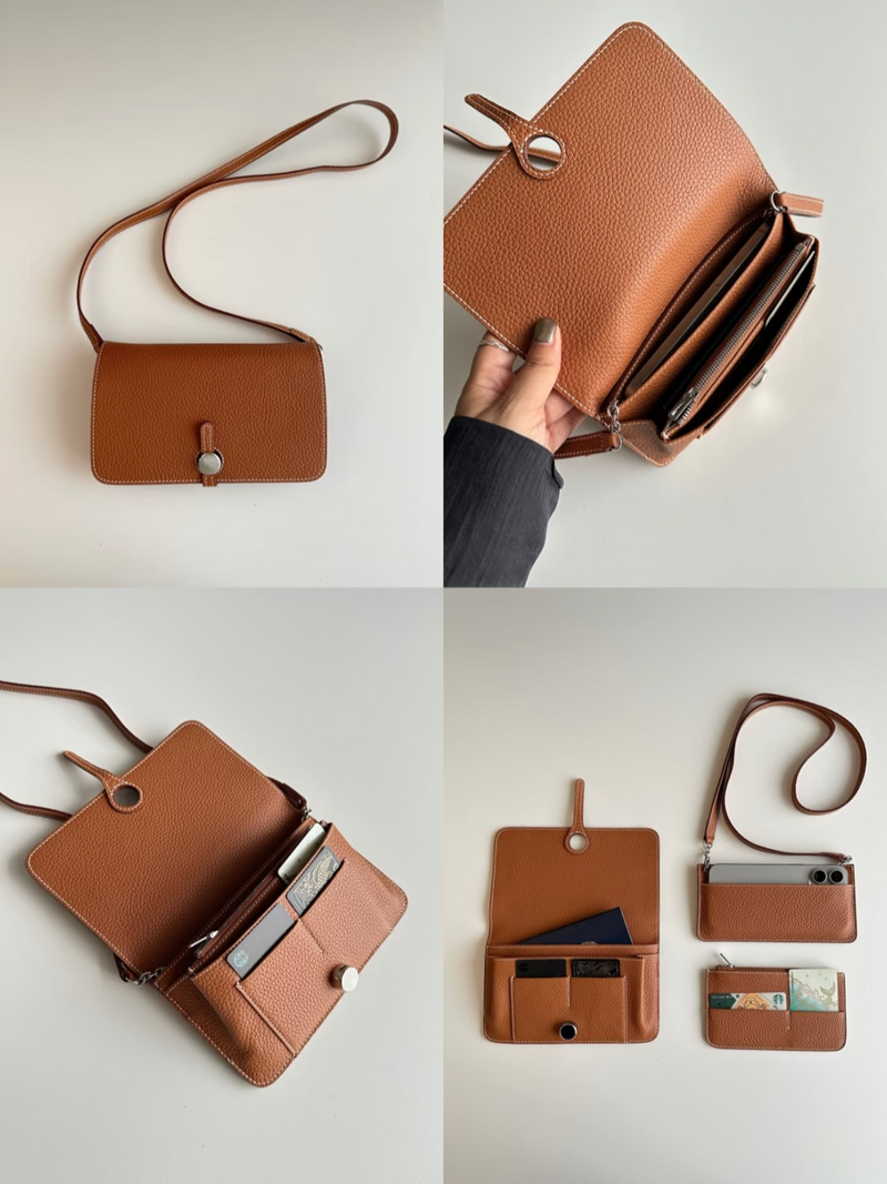 Full-Grain Leather Bag | 3 in 1 | Sandwich