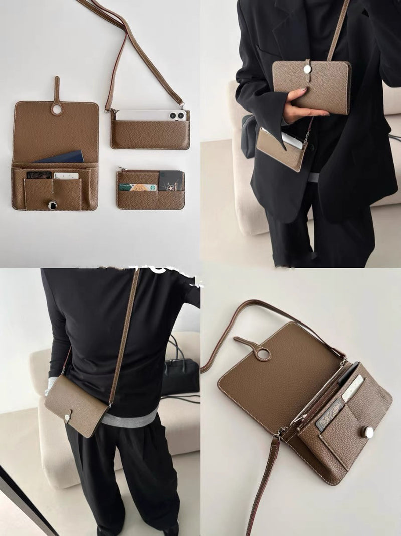Full-Grain Leather Bag | 3 in 1 | Sandwich