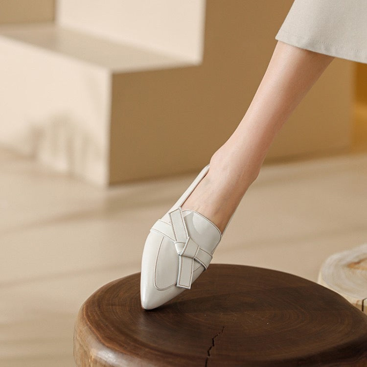 Leather shoes | Butterfly orchid