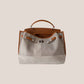 Full-Grain Leather and Canvas bag |  Canvas first