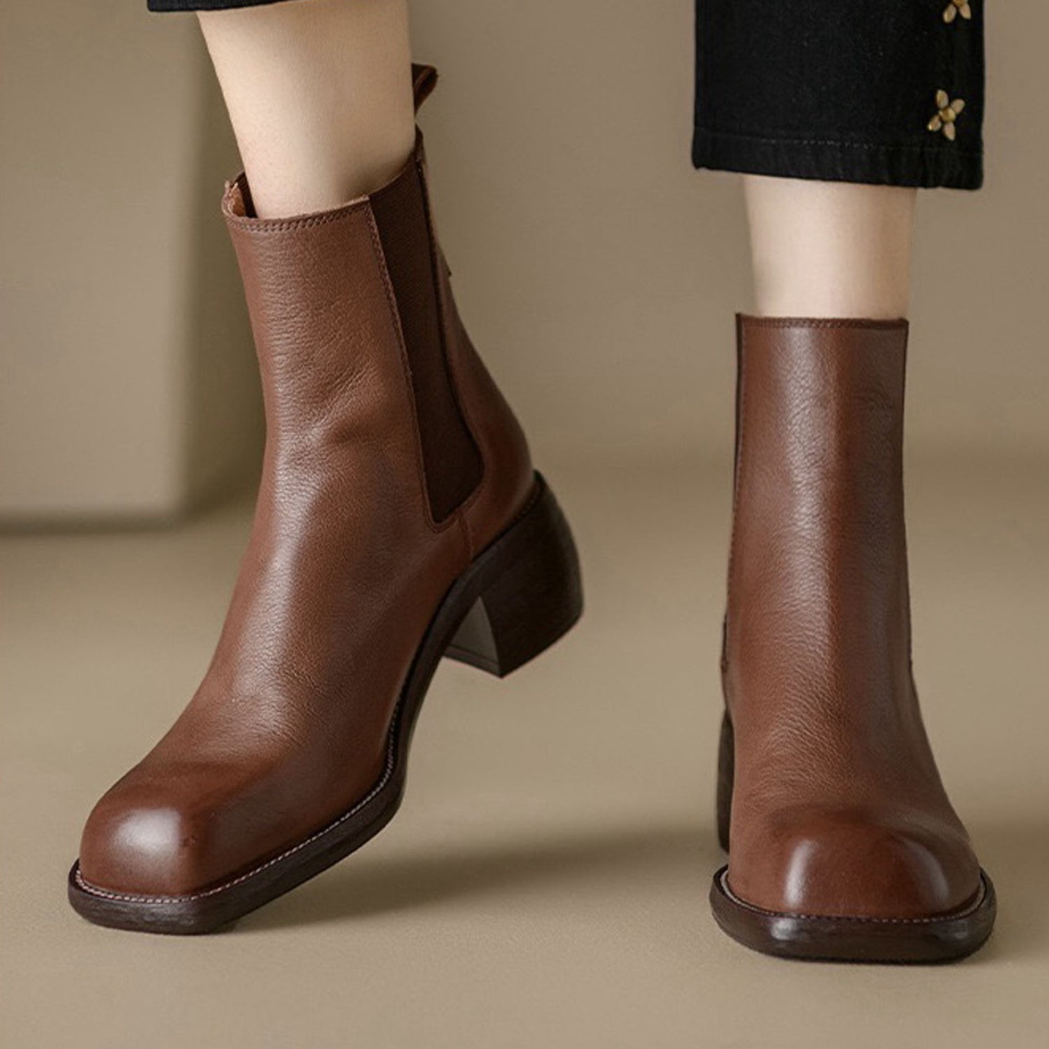 Leather Boots