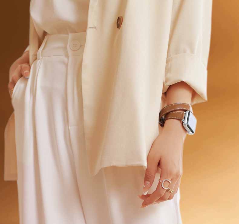 Top-grain Leather replacement Strap for women and men