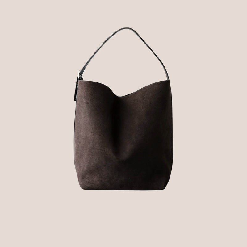 Full-Grain Leather Bag | SuedeTote
