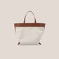 Full-Grain Leather and Canvas Bag | Simple Apple