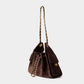 Premium Lambskin Leather Chain Shoulder Mini bag | Aurora