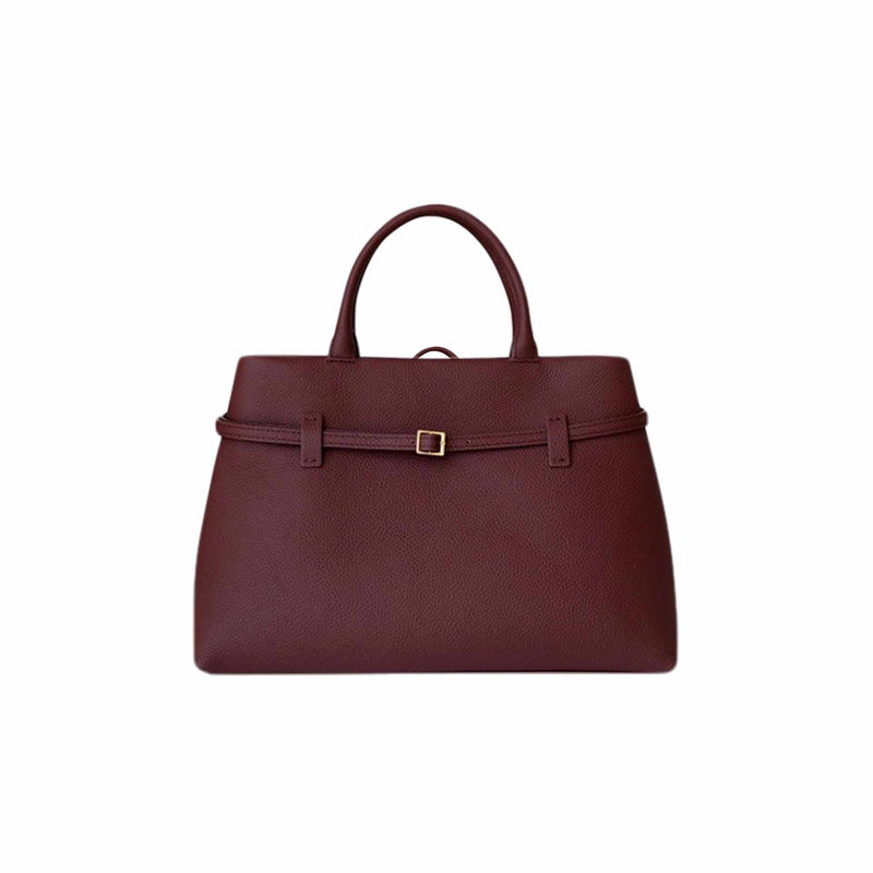 Full-Grain Leather Bag | Sea and woman