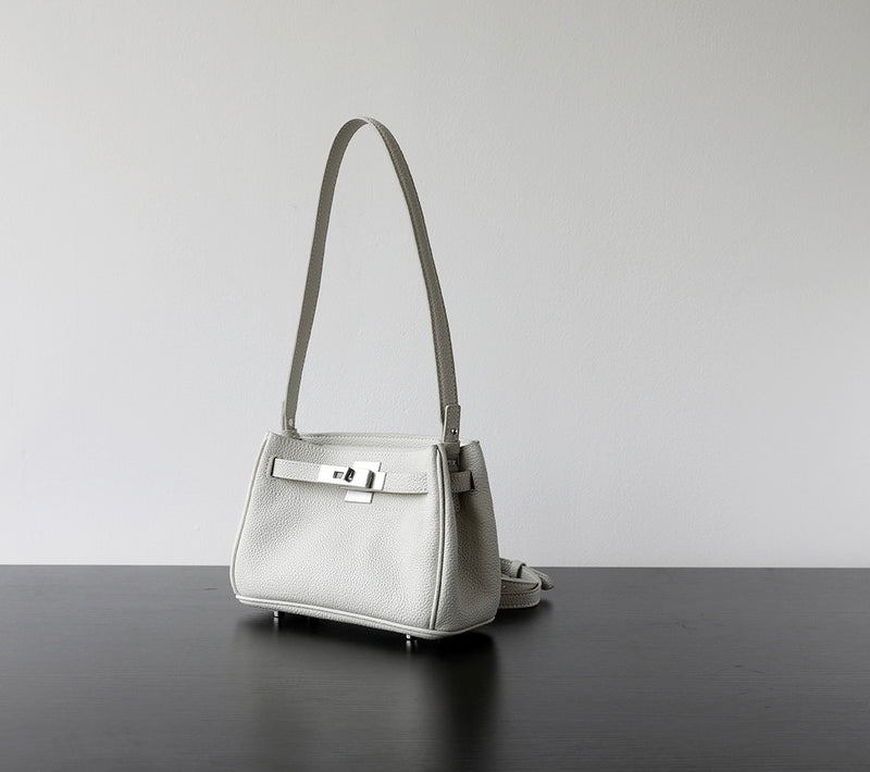 Full-grain Leather Bag | Tea