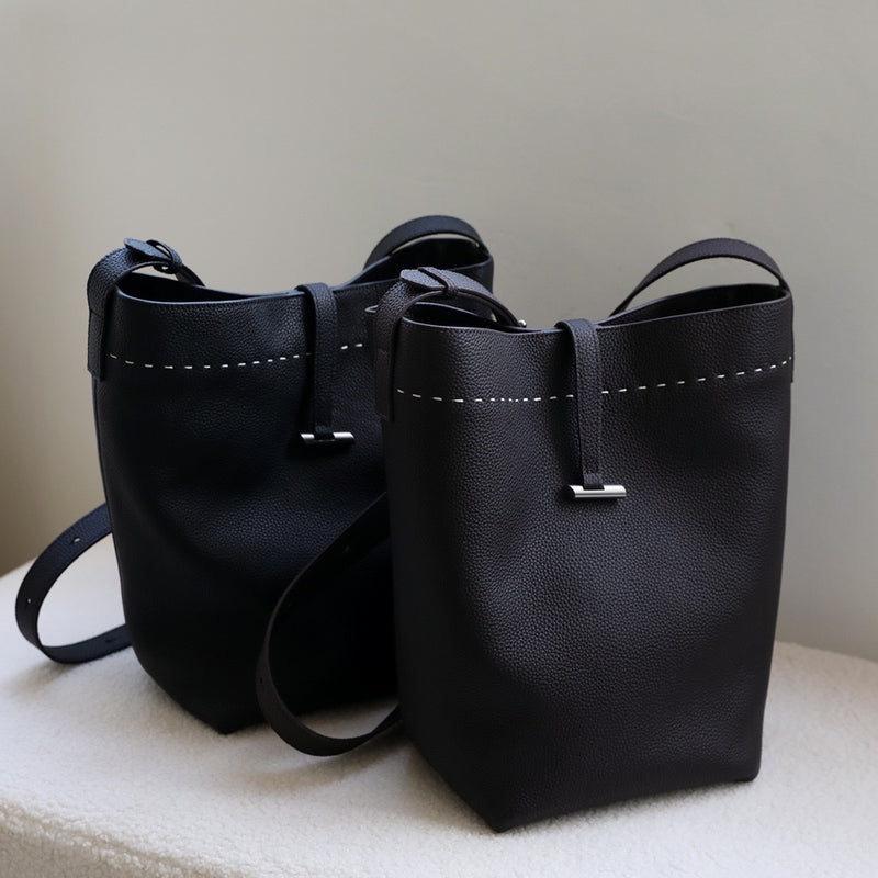 Full-Grain Leather bucket bag | Independent will