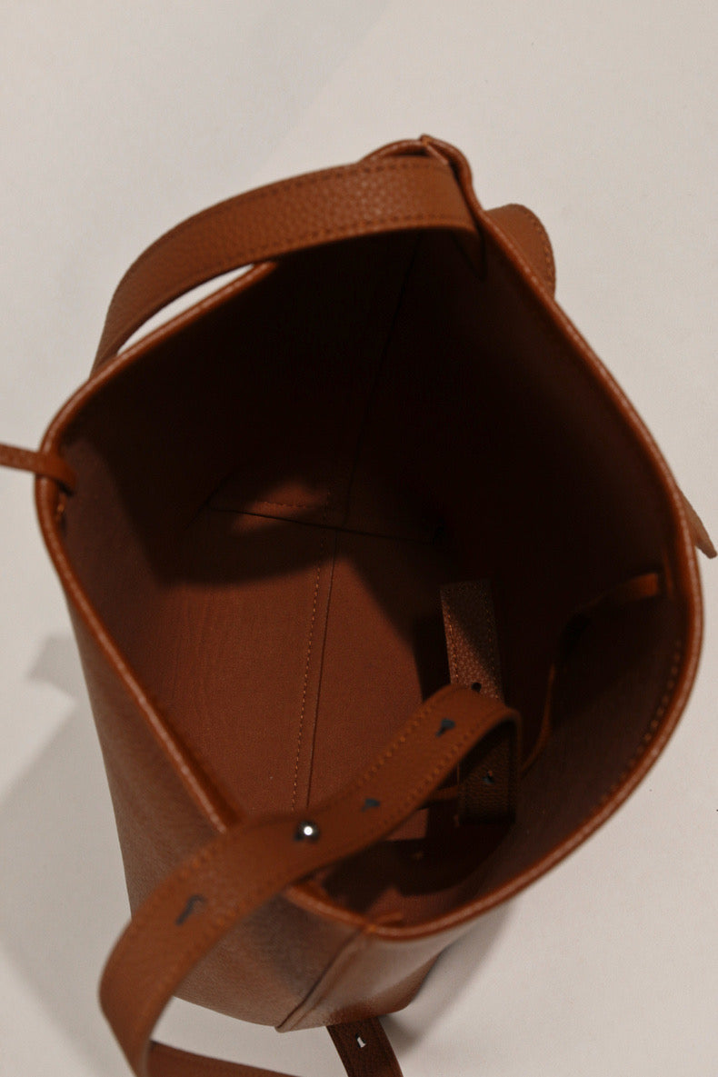 Full-Grain Leather bag | bucket handbag | Ego