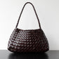 Full-grain leather bag | Woven bag | Sunlight
