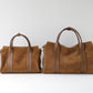 The Sawyer｜Suede bag  | Full-Grain Leather Bag