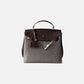 Refined split cowhide leather and Wool Blend Patchwork Bag | Open country