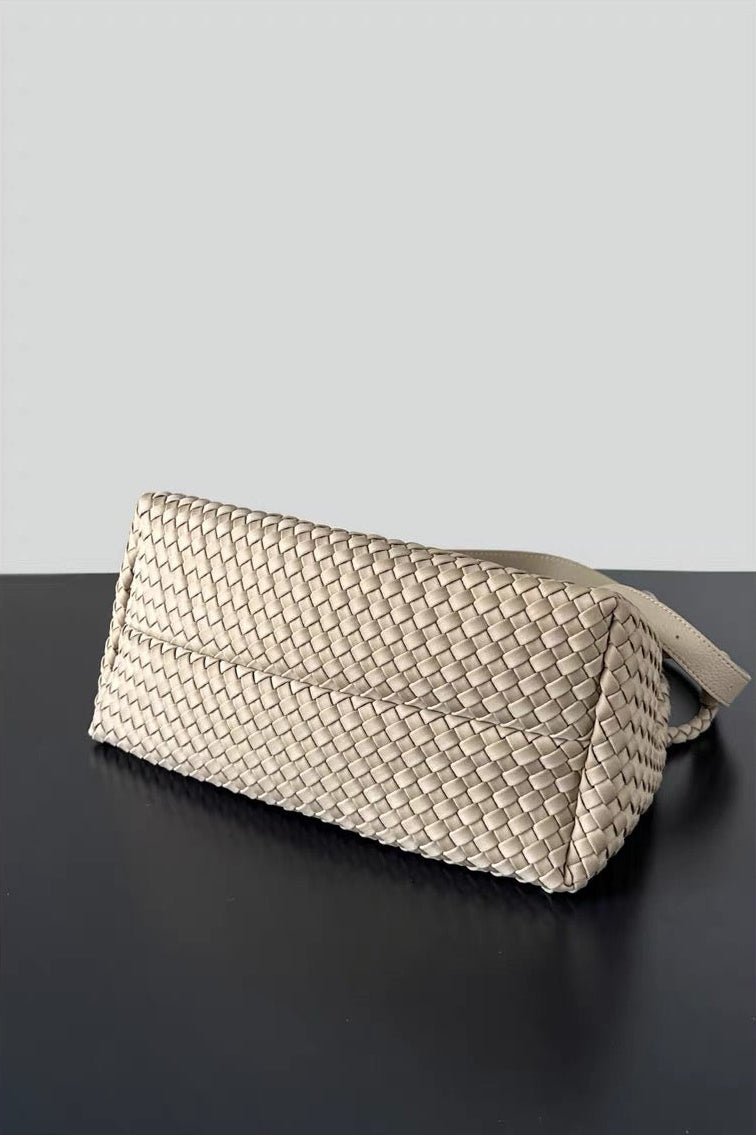 Full-Grain Leather and Satin-Finish Woven Nylon | Hira Air Bag