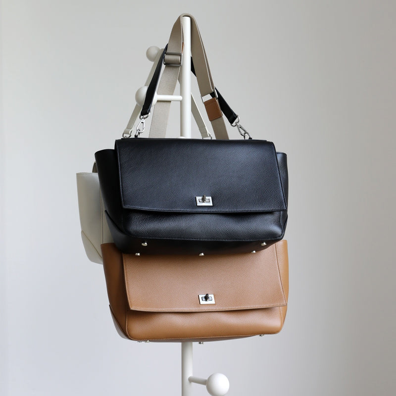 Full-Grain Leather Bag | Alba
