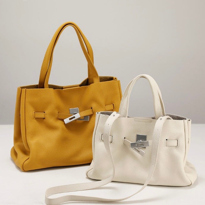 Full-Grain Leather Bag | Clouds