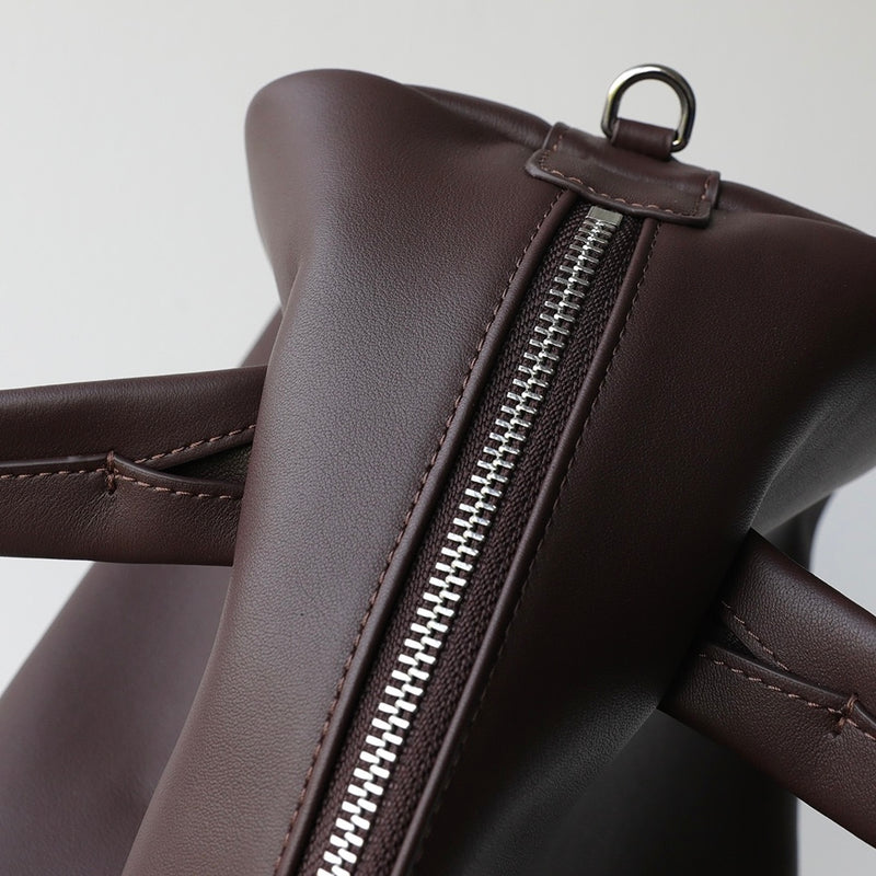 Full-Grain Leather Bag | Maison Boston
