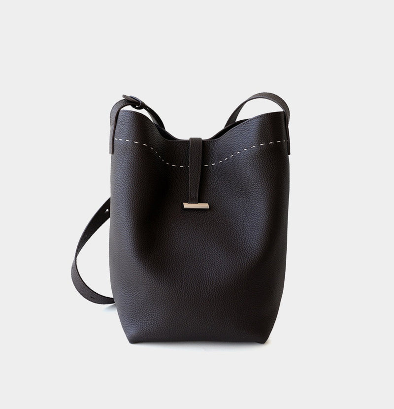 Full-Grain Leather bucket bag | Independent will
