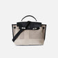 Full-Grain Leather and Canvas bag |  Canvas first
