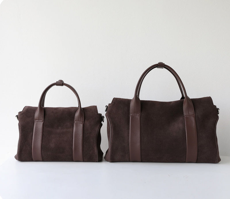 The Sawyer｜Suede bag  | Full-Grain Leather Bag