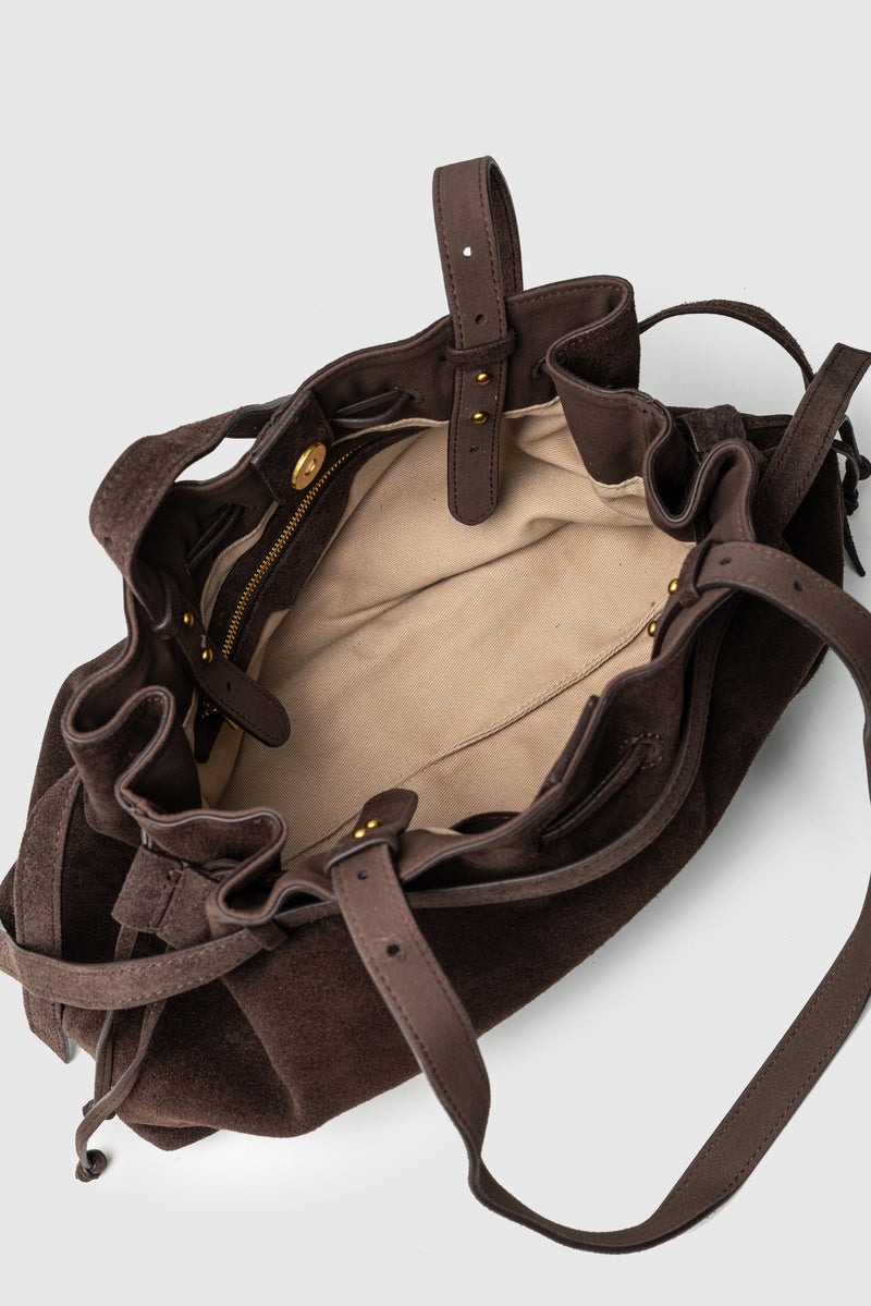 Designer Series | Full-grain leather | Terra Suede Bag