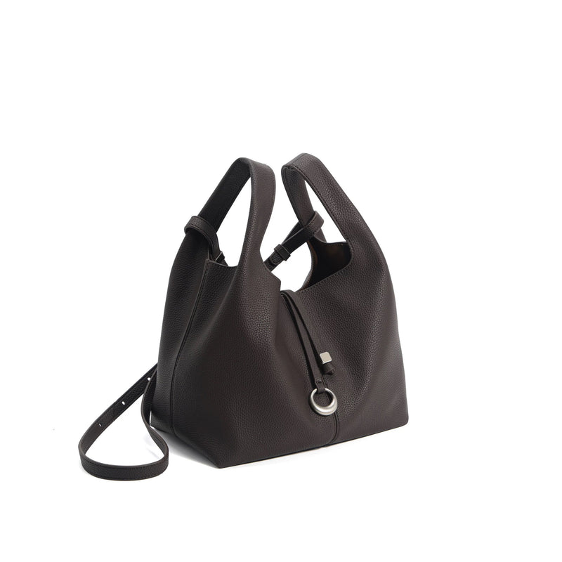 Full-Grain Lamb Leather Bag | Luna Ring