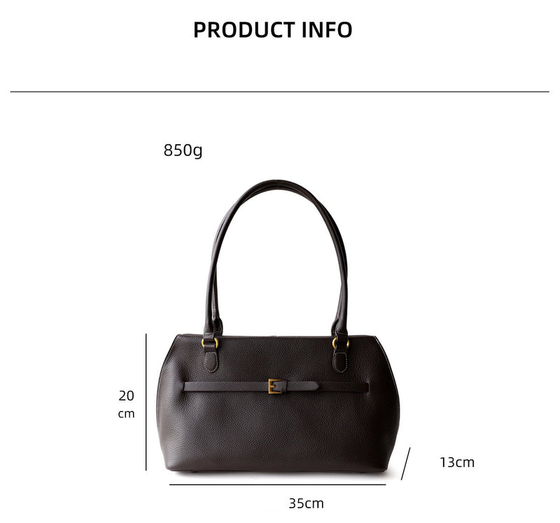 Full-Grain Leather Bag | Clémence